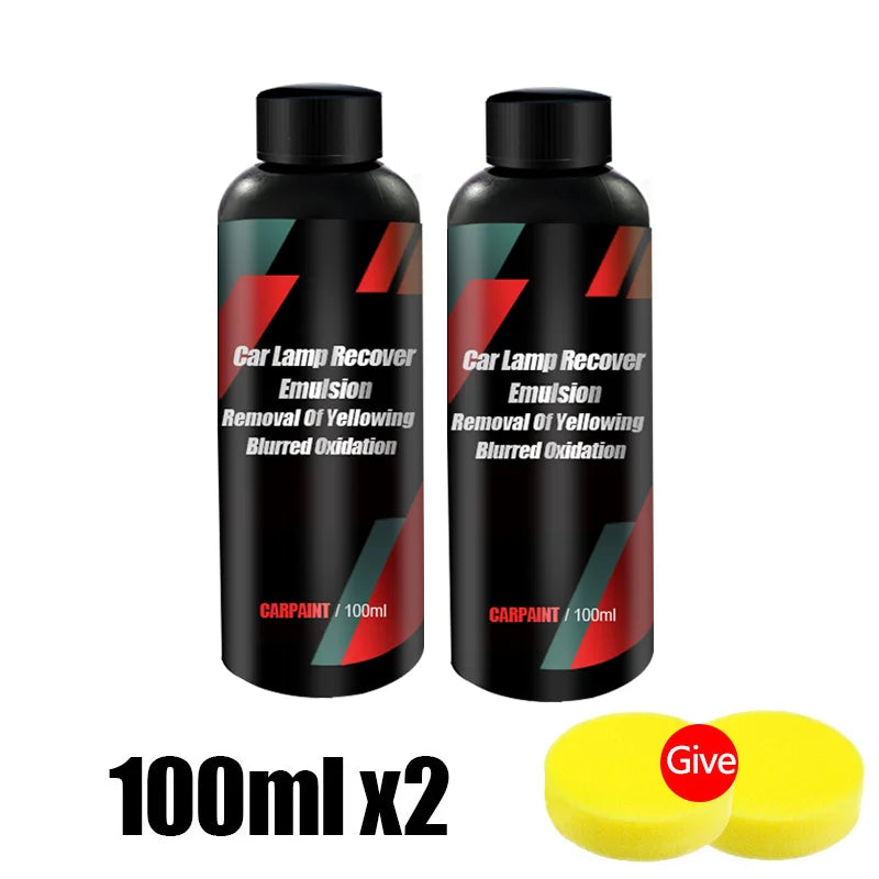 Car Headlight Restoration Polishing Kits Headlamp Repair Kits Car Light Polisher Cleaning Paste Car Paint Care Refurbish Agent - Smarsty