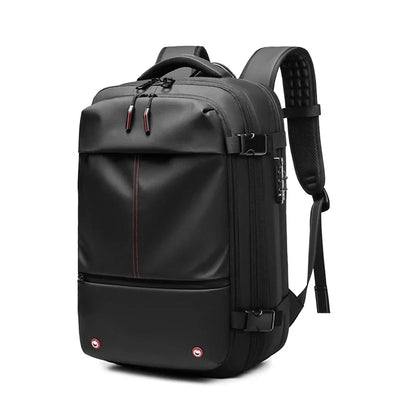 Travel Men 17 inch Laptop Backpack vacuum compression Backpack Business Large Capacity school Backpack expand outdoor backpack - Smarsty