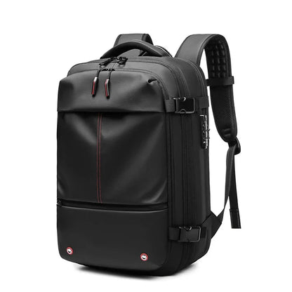 Travel Men 17 inch Laptop Backpack vacuum compression Backpack Business Large Capacity school Backpack expand outdoor backpack - Smarsty