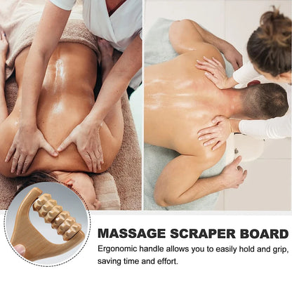 Natural Wood Massage Roller for Full Body Relief - Smarsty