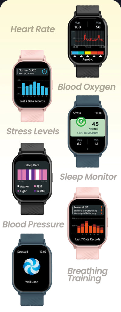 Zeblaze GTS 3 Smart Watch with 2.03 Inch Screen - Smarsty