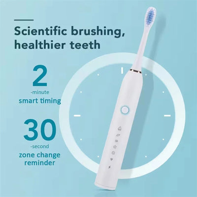 Automatic Electric Toothbrush with Six-Speed Charging - Smarsty