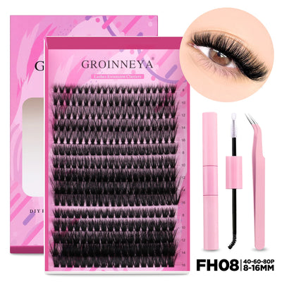 DIY Lash Extension Kit with Individual Lashes for Home Use - Smarsty