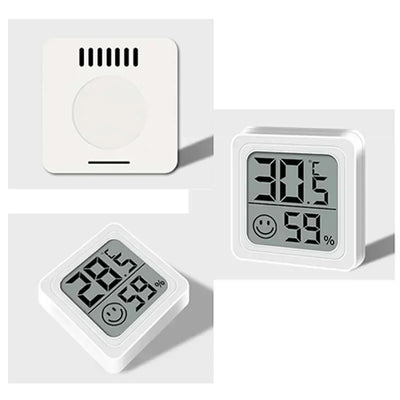 1/2/3/4/6PCS Mini LCD Digital Thermometer Hygrometer Indoor Room Temperature Humidity Meter Sensor Gauge Weather Station Set