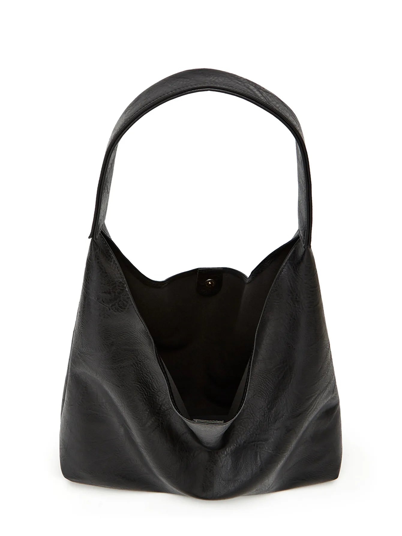 Casual PU Tote Bag For Women Large Capacity Shoulder Bag - Smarsty