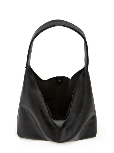 Casual PU Tote Bag For Women Large Capacity Shoulder Bag - Smarsty