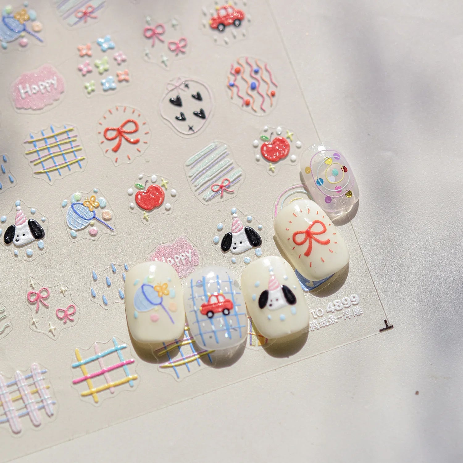 Cute Starfish Nail Charm Stickers for Summer Nail Art - Smarsty