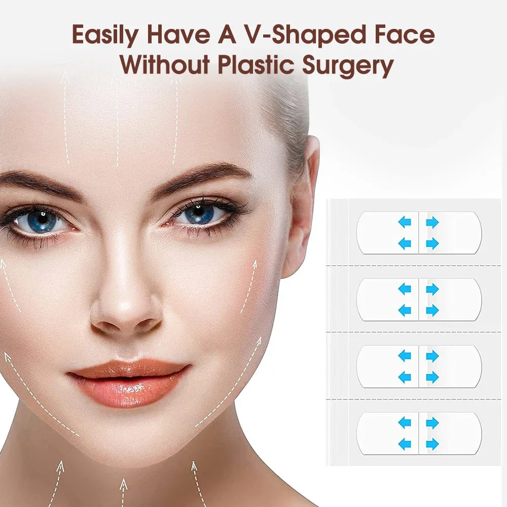 80pcs Invisible Face Lifting Tapes for Wrinkle Removal - Smarsty