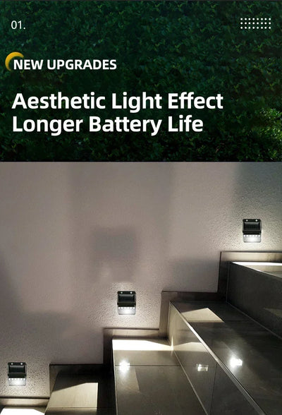 Solar Powered LED Motion Sensor Outdoor Wall Light - Smarsty