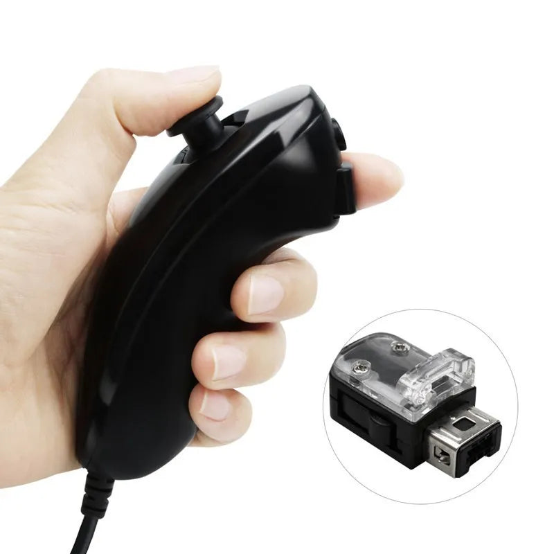 Wired Nunchuck Controller for Nintendo Wii Gaming - Smarsty