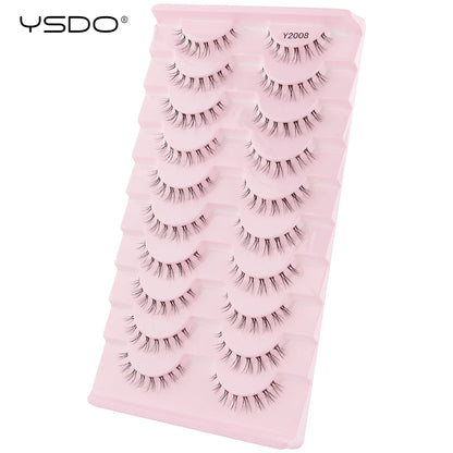 YSDO Natural Full Cat Eye False Eyelashes 3D Effect - Smarsty
