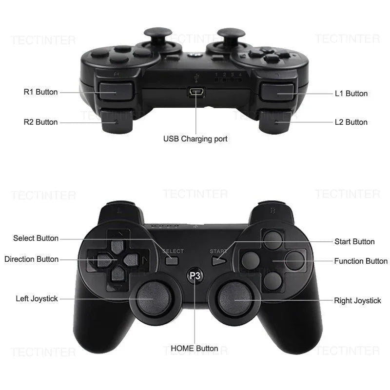 Bluetooth Wireless Controller for PS3 Enhanced Gaming Experience - Smarsty