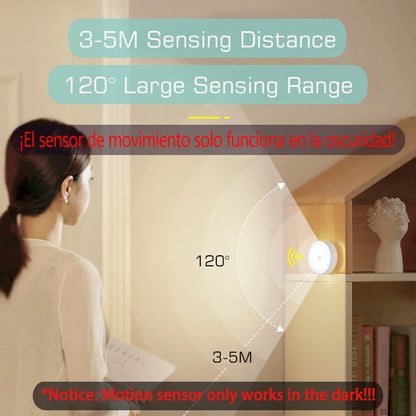 USB Rechargeable Motion Sensor LED Night Light - Smarsty