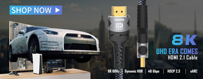High-Speed HDMI Cable 8K 60Hz for Gaming and Streaming - Smarsty
