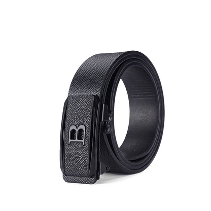 Men's Toothless Automatic Buckle Belt Casual Business Waistband - Smarsty