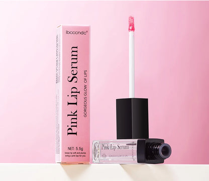 Pink Lip Serum Lotion for Moisturized and Smooth Lips - Smarsty
