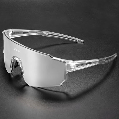 SCVCN Cycling Glasses Outdoor Sports Sunglasses Men MTB Cycling Sunglasses Women Road Bike Goggles UV400 Bicycle Eyewear