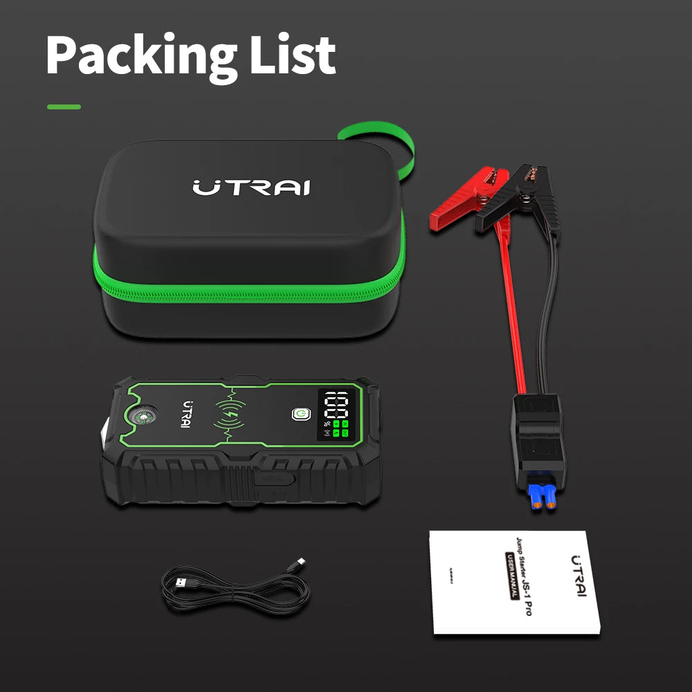 UTRAI Power Bank  4000A Jump Starter Portable Charger Car Booster 12V Auto Starting Device Emergency Car Battery Starter