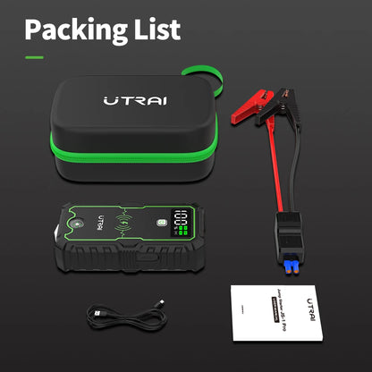 UTRAI Power Bank  4000A Jump Starter Portable Charger Car Booster 12V Auto Starting Device Emergency Car Battery Starter