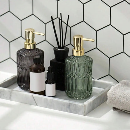 Glass Soap Dispenser Pump Bottle for Easy Refilling - Smarsty