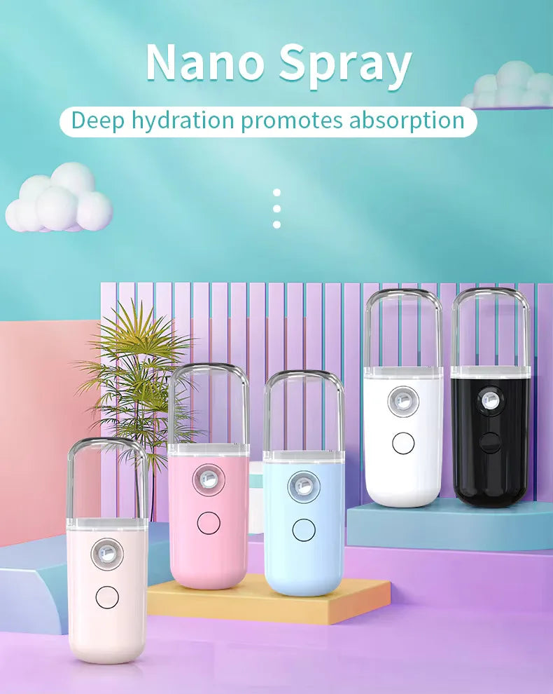 Portable Nano Facial Sprayer for Instant Hydration - Smarsty
