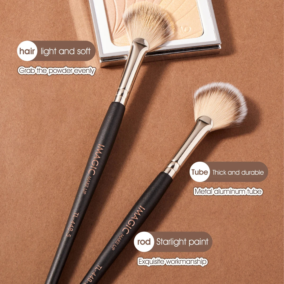 IMAGIC Soft High Quality Blush Brush for Perfect Highlighting - Smarsty