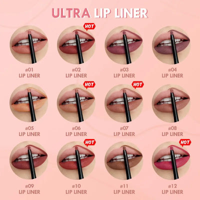 Waterproof Red Lip Liner Pencil for Long Lasting Color - Smarsty
