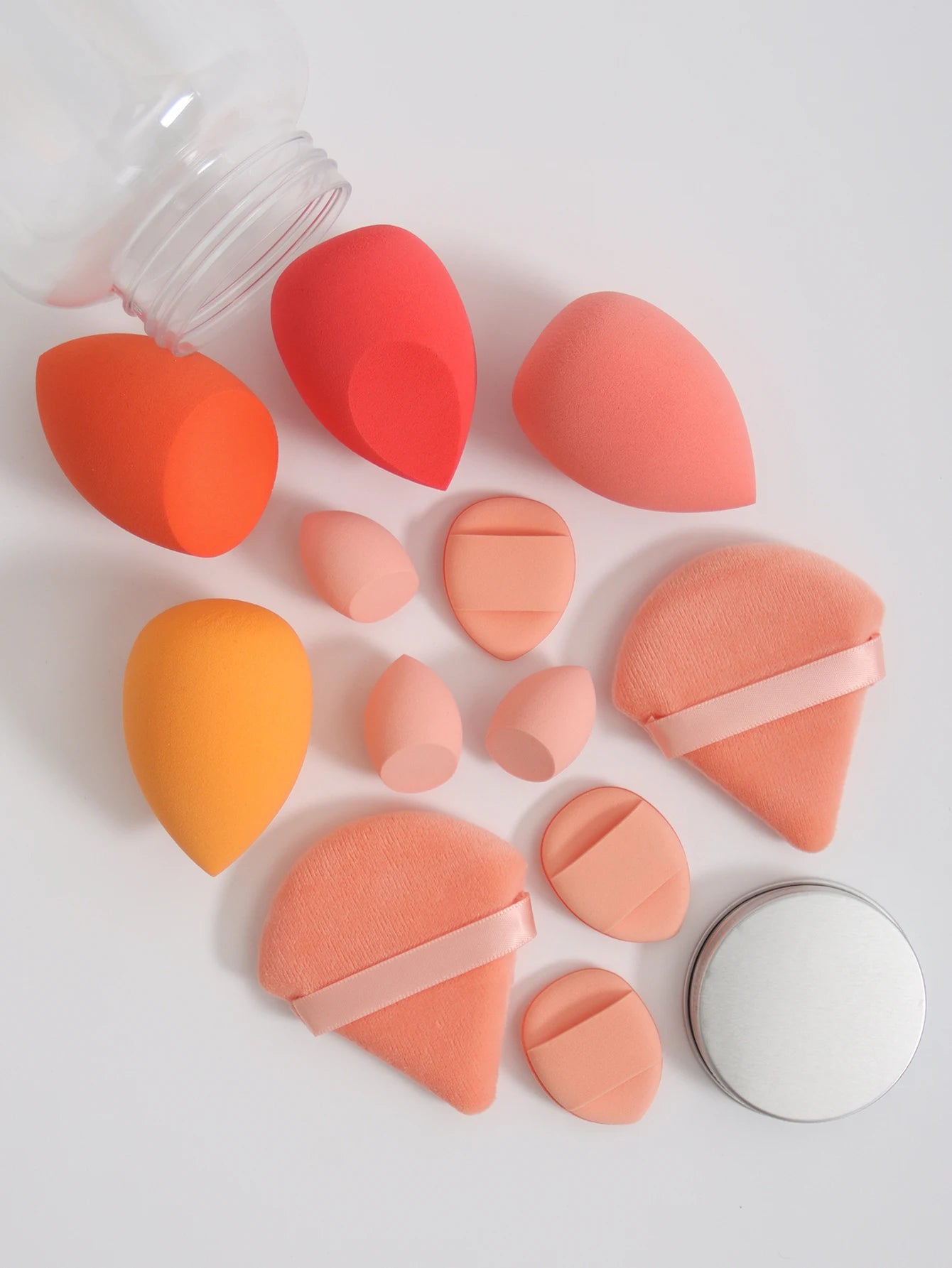 12Pcs Latex-Free Makeup Sponge Set for Flawless Application - Smarsty