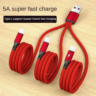 3 in 1 USB Charge Cable for Fast Mobile Charging - Smarsty