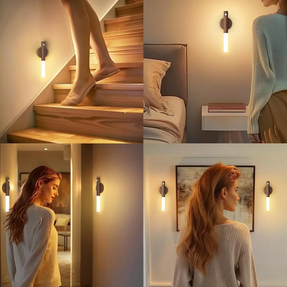 Rechargeable Motion Sensor Night Light Wall Sconces - Smarsty