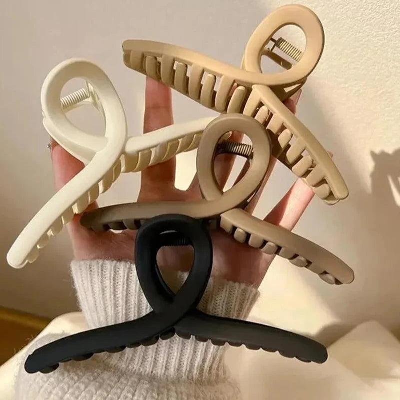 Large Matte Hair Claw Clips For Women Strong Hold Comfort - Smarsty