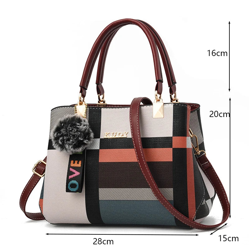 PU Leather Crossbody Bag For Women Large Capacity Travel - Smarsty