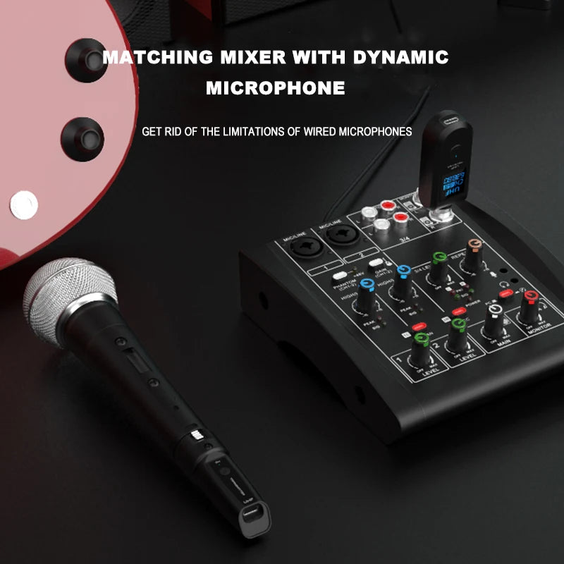 BOMGE Wireless Microphone Adapter System for Dynamic Sound - Smarsty