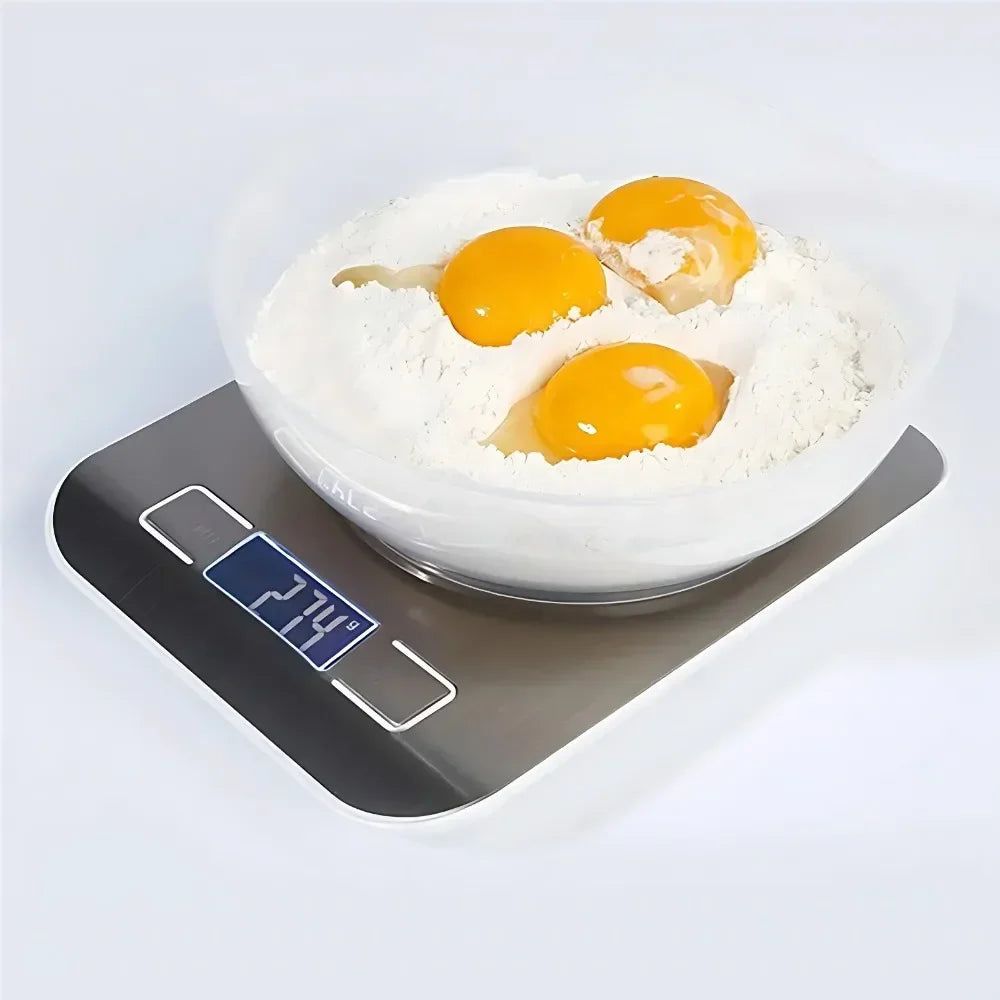 5kg/1g Digital Kitchen Scale LED Stainless Steel High-precision Electronic Scales Home Jewelry Food Weighing Baking Tools