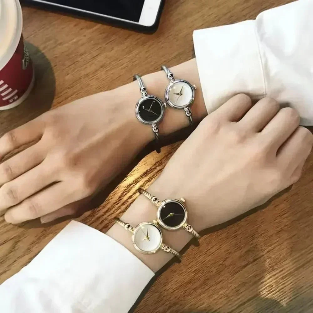 Luxury Gold Bangle Bracelet Watch for Women - Smarsty