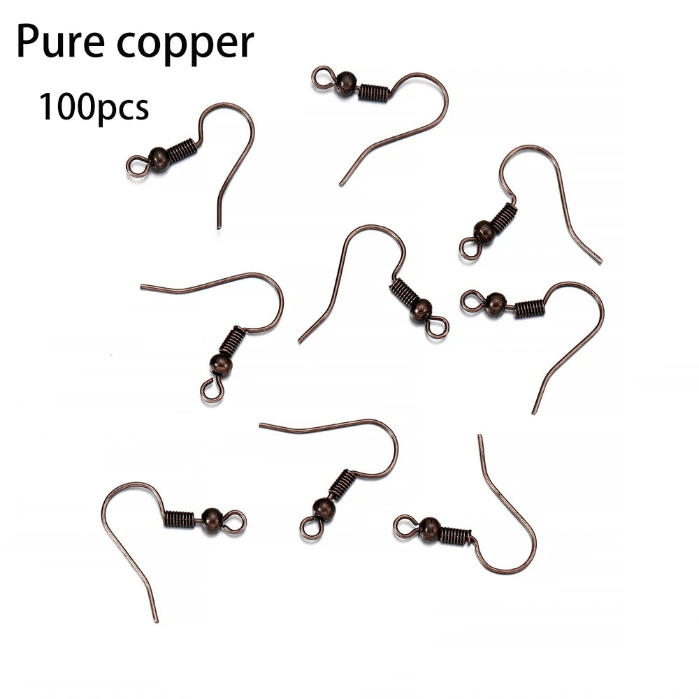 300Pc Hypoallergenic Earring Hooks Mix Color DIY Kit - Smarsty