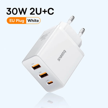 30W USB Type C PD Fast Charger For iPhone Androids - Smarsty