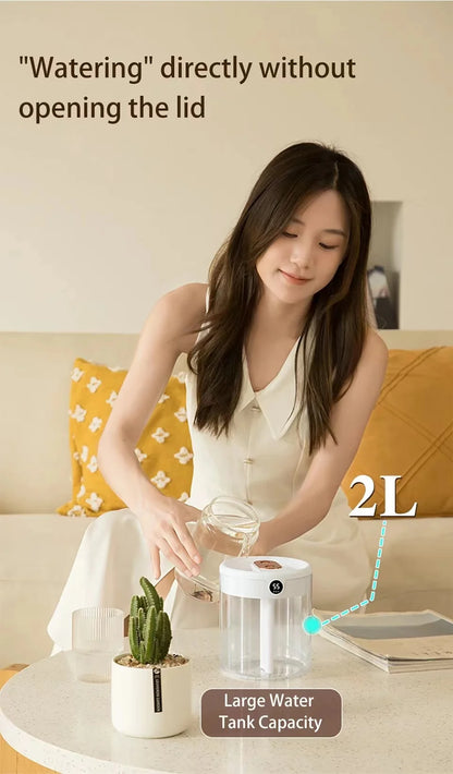 2L Portable Humidifier for Quiet Bedroom Use - Smarsty
