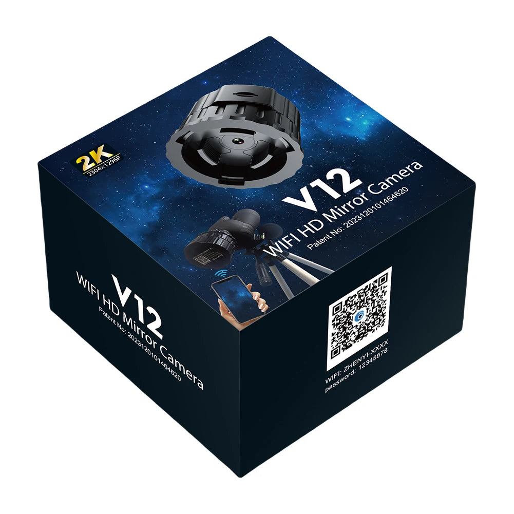 2K 4 Million High-Definition WiFi Electronic Eyepieces for 25mm-50mm Scopes WiFi Electronic Telescope Eyepiece for Bird Watching