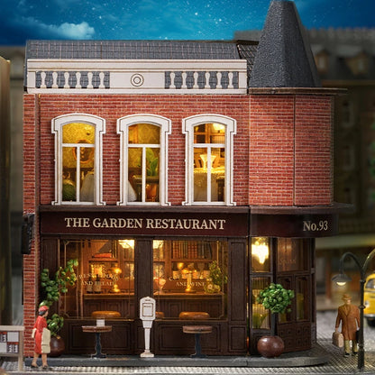 DIY Mini Wooden Doll House Assembly Building Model Pink Princess Villa Architecture Kit 3D Puzzle Dollhouse With Furniture Gifts by Smarsty