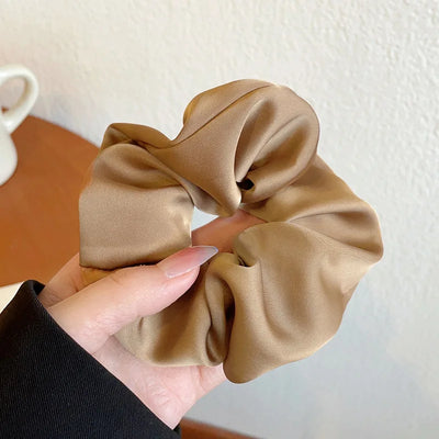 Satin Scrunchies Hair Accessories Gentle Soft Hold Premium - Smarsty