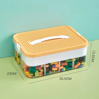 Plastic Lego Storage Box Children Jigsaw Puzzle Building Block Lego Container Classification Part Sort Box Kidroom Toy Organizer