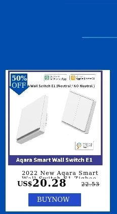 Aqara Smart Wall Switch E1 Wireless Control for Home - Smarsty