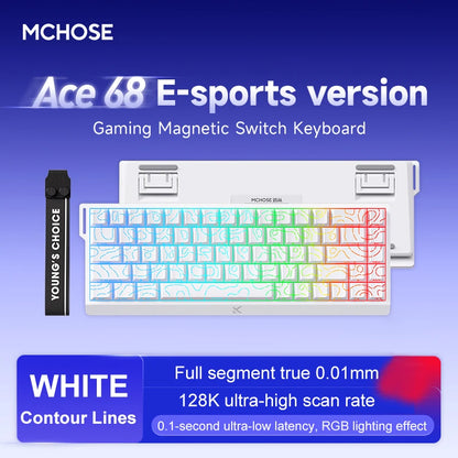 Mechanical Gaming Keyboard Rapid Trigger 8000Hz Response