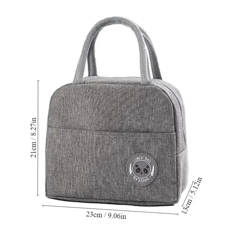 Insulated Bento Lunch Bag With Aluminum Foil Ice Pack - Smarsty