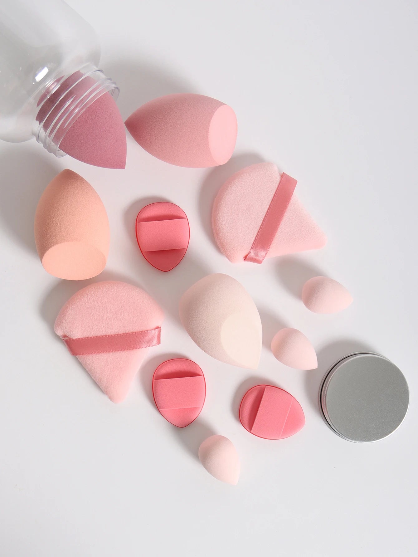 12Pcs Latex-Free Makeup Sponge Set for Flawless Application - Smarsty