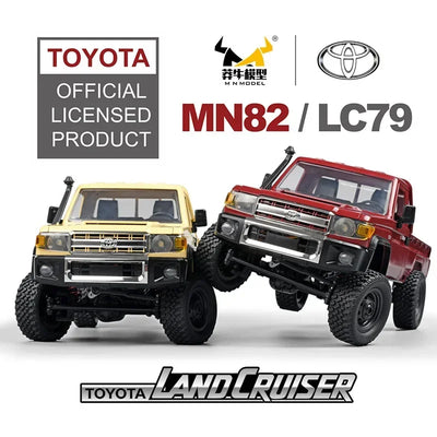 MN82 4WD RC Off-road Vehicle 1/12 LC79 Pickup Climbing Car with LED Lights Full Size Simulation RC Climbing Car Boy Toy Car - Smarsty