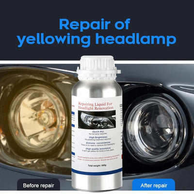 800ML Car Headlight Repair Fluid Headlight Polishing Restoration Polishing The Headlights - Smarsty
