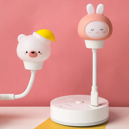 Cute Cartoon LED Night Light with Remote Control for Kids - Smarsty