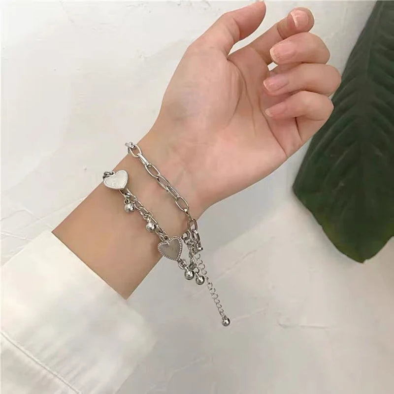 Women's Multi Layered Steel Ball Love Bracelet - Smarsty
